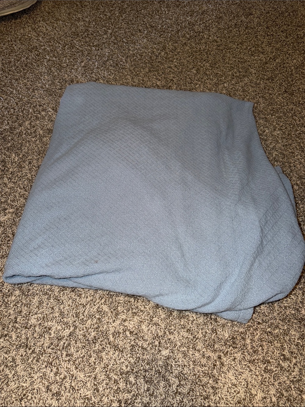 Cozy Quilted Light Blue Throw Blanket - Everyday Comfort